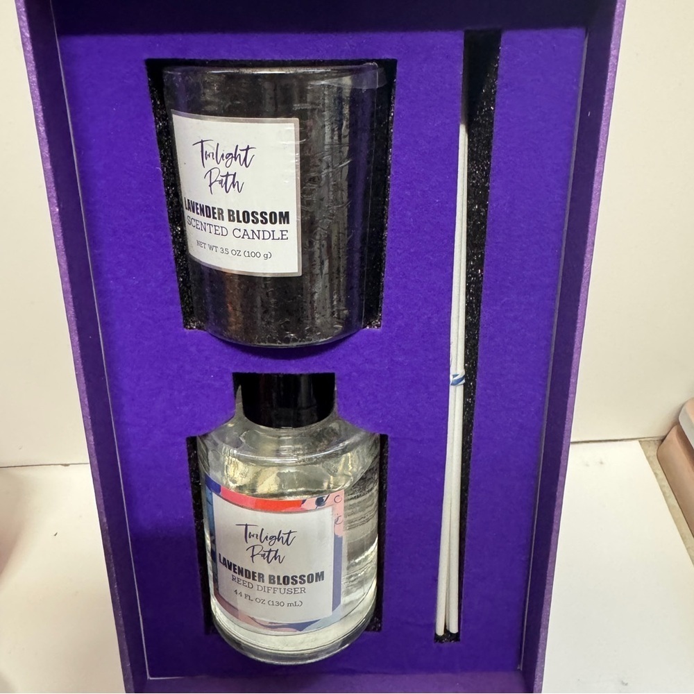 Twilight Path Reed Diffuser Lavender Reed Diffuser Scented & Candle